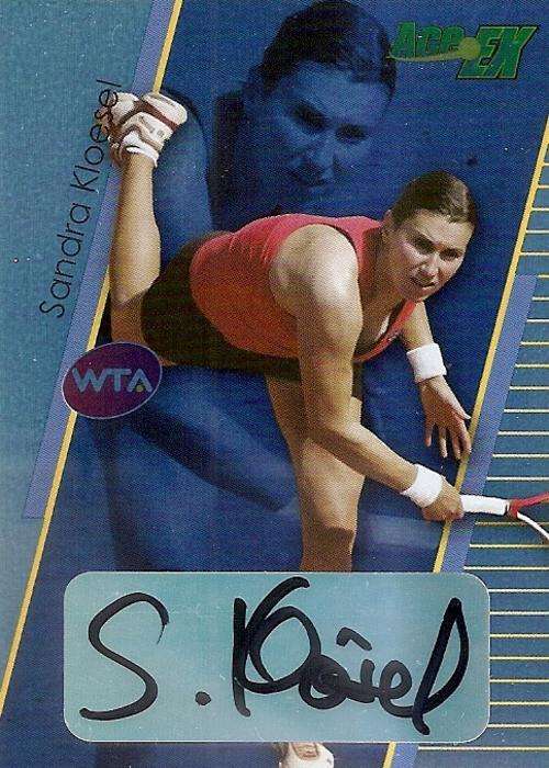 SANDRA KLOESEL - ACE AUTHENTIC EX 2011 - GENUINE "AUTHOGRAPH" CARD 20 of 99