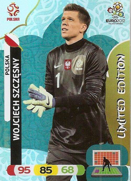 WOJCIECH SZCZESNY - PANINI ADRENALYN EURO 2012 -  `VERY RARE` `LIMITED EDITION` CARD
