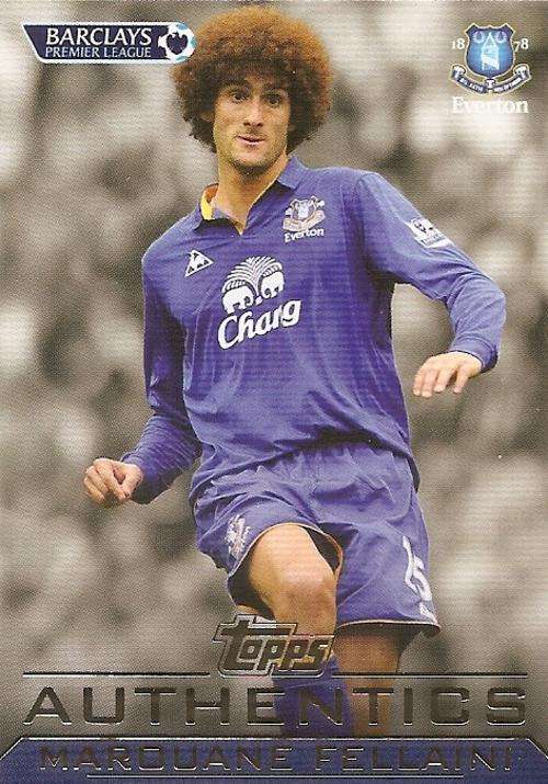 MAROUANE FELLAINI - TOPPS `AUTHENTICS` 2012 - RARE CARD