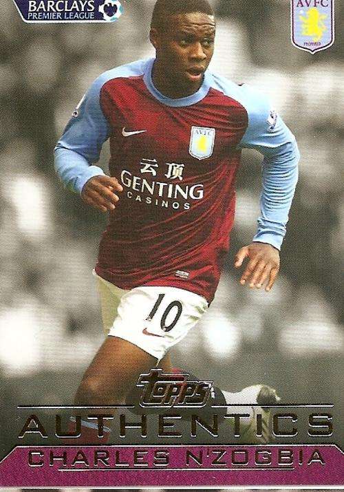 CHARLES N`ZOGBIA - TOPPS `AUTHENTICS` 2012 - RARE CARD