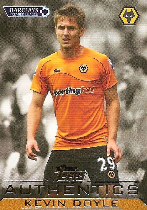 KEVIN DOYLE - TOPPS `AUTHENTICS` 2012 - RARE CARD