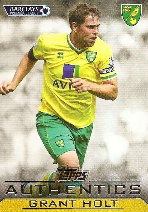 GRANT HOLT - TOPPS `AUTHENTICS` 2012 - RARE CARD