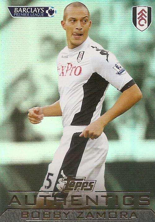 BOBBY ZAMORA - TOPPS `AUTHENTICS` 2012 - RARE `FOIL` CARD