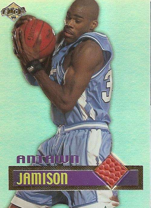 ANTAWN JAMISON -  AUTHENTIC "GAME BALL" CARD - EDGE 99