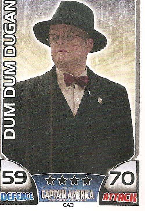 TOPPS HERO ATTAX - MARVEL UNIVERSE - CAPTAIN AMERICA "RARE" MOVIE CARD CA3