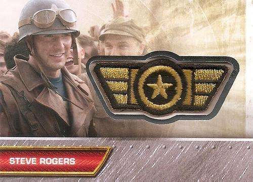CAPTAIN AMERICA - 2011 the MOVIE - STEVE ROGERS `VERY RARE MEMORABILIA` TRADING CARD