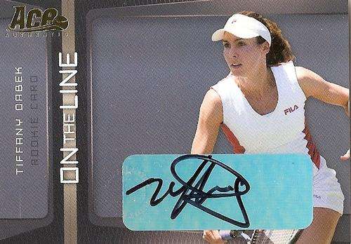 TIFFANY DABEK - ACE AUTHENTIC 2007 - CERTIFIED "AUTOGRAPH" CARD OL16