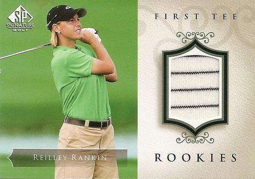 REILLEY RANKIN - `AUTHENTIC ROOKIE SWATCH FABRIC` CARD - by UPPER DECK