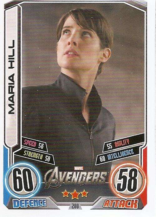 HERO ATTAX II 2012 AVENGERS - "MOVIE CARD" CARD 200