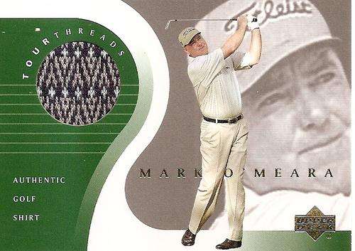MARK O`MEARA - `AUTHENTIC TOUR THREADS SWATCH` CARD - by UPPER DECK
