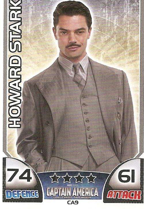 TOPPS HERO ATTAX - MARVEL UNIVERSE - CAPTAIN AMERICA "RARE" MOVIE CARD CA9