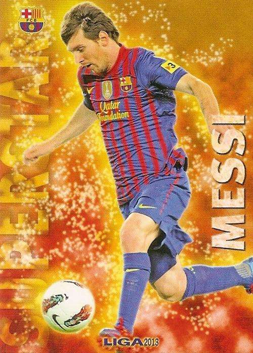 LIONEL MESSI "SUPERSTAR" CARD - MUNDI CROMO LA LIGA 2013