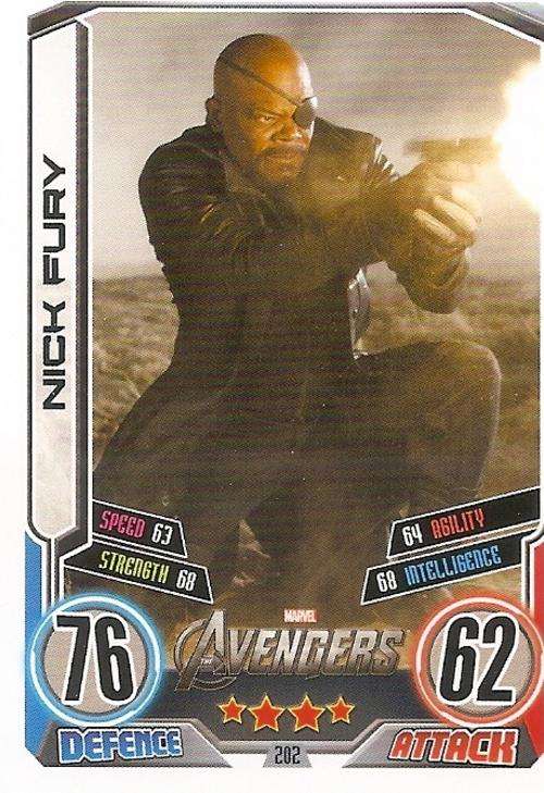 HERO ATTAX II 2012 AVENGERS - "MOVIE CARD" CARD 202