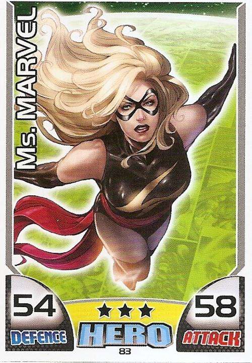 HERO ATTAX 2011 - MARVEL UNIVERSE - BASE CARD 83
