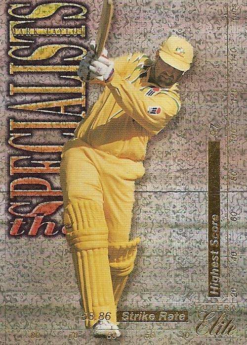 MARK TAYLOR - 1996 FUTERA CRICKET PREMIUM ELITE COLLECTION  -  RARE `SPECIALISTS` TS4 FOIL CARD
