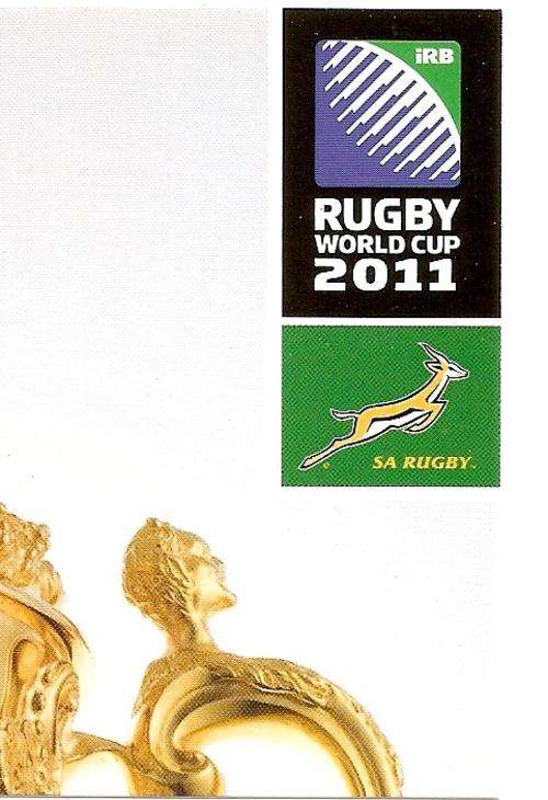 2011 RUGBY WORLD CUP COLLECTION - WEBB ELLIS CUP CARD 3