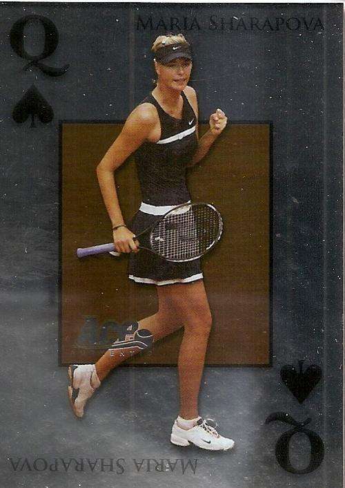 MARIA SHARAPOVA - ACE AUTHENTIC 2011 -`ROYAL FLUSH` FOIL INSERT CARD RF11