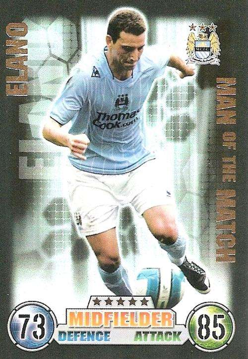 MATCH ATTAX 2007/08 - ELANO `MAN of the MATCH` CARD