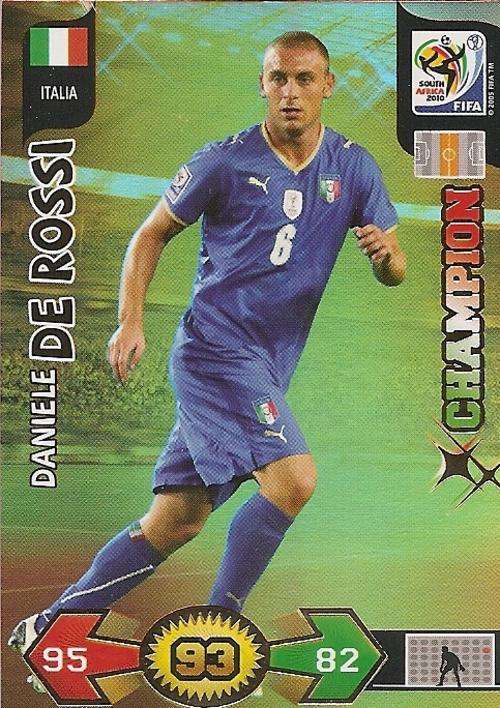 FIFA 2010 ADRENALYN XL - DANIELLE DE ROSSI "GOLD CHAMPION" CARD