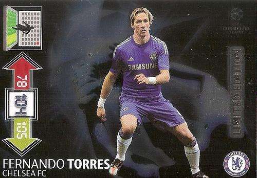FERNANDO TORRES - CHAMPIONS LEAGUE ADRENALYN XL 2012/2013 -  `LIMITED EDITION` CARD