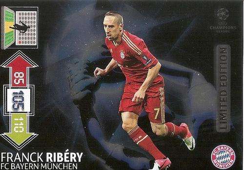 FRANCK RIBERY - PANINI CHAMPIONS LEAGUE ADRENALYN XL 2012/2013 -  `LIMITED EDITION` CARD