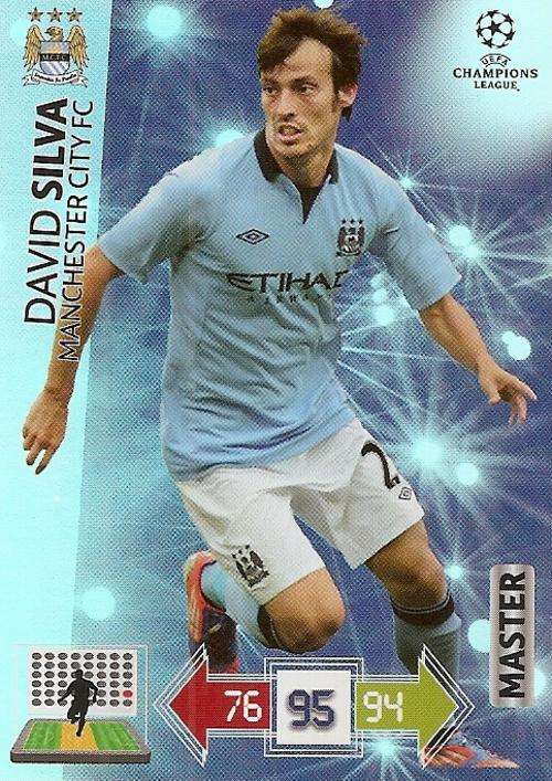 CHAMPIONS LEAGUE ADRENALYN XL 2012/2013 - DAVID SILVA "MASTER" CARD