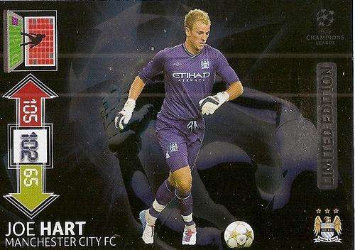 JOE HART - PANINI CHAMPIONS LEAGUE ADRENALYN XL 2012/2013 -  `LIMITED EDITION` CARD