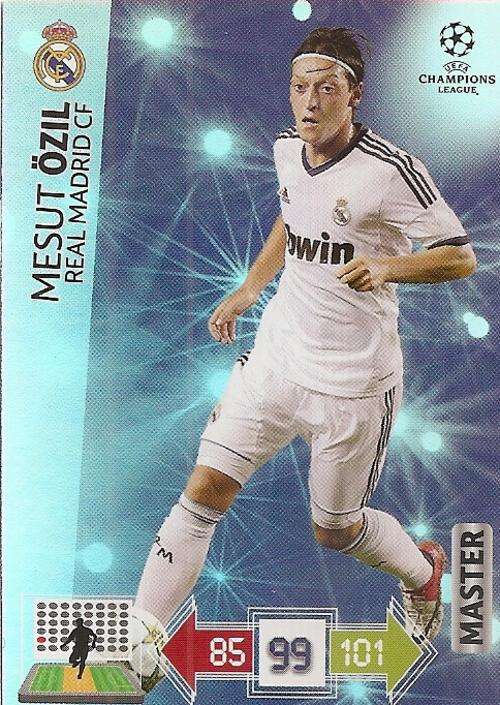 CHAMPIONS LEAGUE ADRENALYN XL 2012/2013 - MESUT OZIL "MASTER" CARD