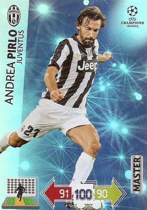 CHAMPIONS LEAGUE ADRENALYN XL 2012/2013 - ANDREA PIRLO "MASTER" CARD