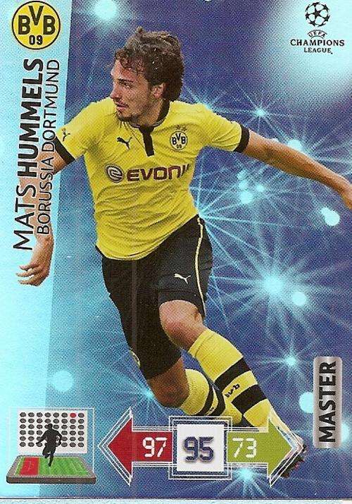 CHAMPIONS LEAGUE ADRENALYN XL 2012/2013 - MATS HUMMELS "MASTER" CARD