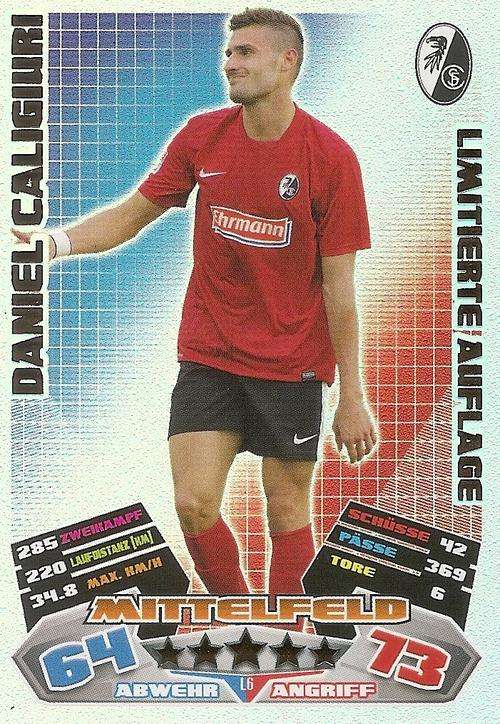 MATCH ATTAX 2012/13 "BUNDESLIGA" - DANIEL CALIGIURI " LIMITED EDITION" CARD L6