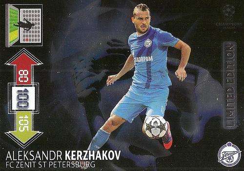 ALEK. KERZHAKOV - PANINI CHAMPIONS LEAGUE ADRENALYN XL 2012/2013 - `LIMITED EDITION` CARD
