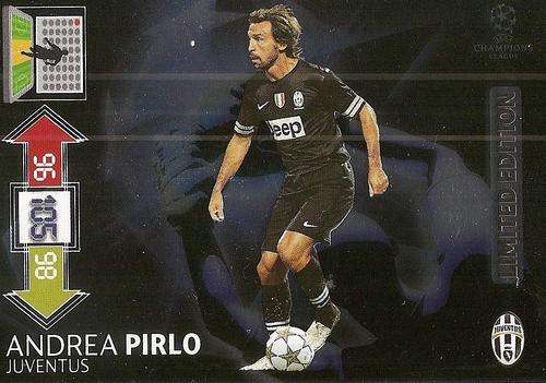 ANDREA PIRLO - PANINI CHAMPIONS LEAGUE ADRENALYN XL 2012/2013 -  `RARE` `LIMITED EDITION` CARD