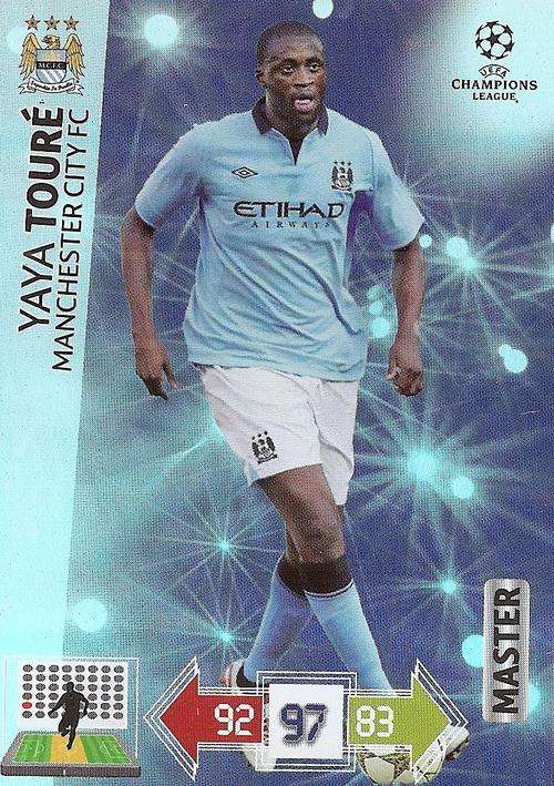CHAMPIONS LEAGUE ADRENALYN XL 2012/2013 - YAYA TOURE "MASTER" CARD