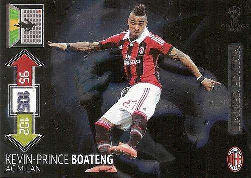 K. P. BOATENG - PANINI CHAMPIONS LEAGUE ADRENALYN XL 2012/2013 - `LIMITED EDITION` CARD