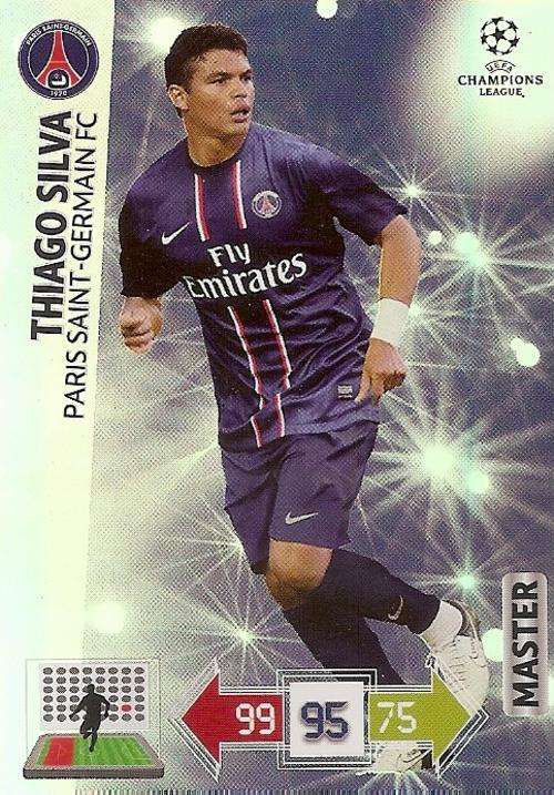 CHAMPIONS LEAGUE ADRENALYN XL 2012/2013 - THIAGO SILVA "MASTER" CARD