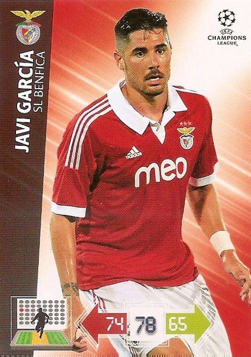 CHAMPIONS LEAGUE ADRENALYN XL 2012/2013 - JAVI GARCIA "RARE" "LIMITED EDITION" BASE CARD