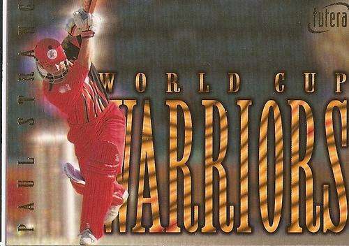 PAUL STRANG - FUTERA 1996 CRICKET WORLD CUP - SUPER RARE `WARRIOR` WC10 CARD 0646 of 2000