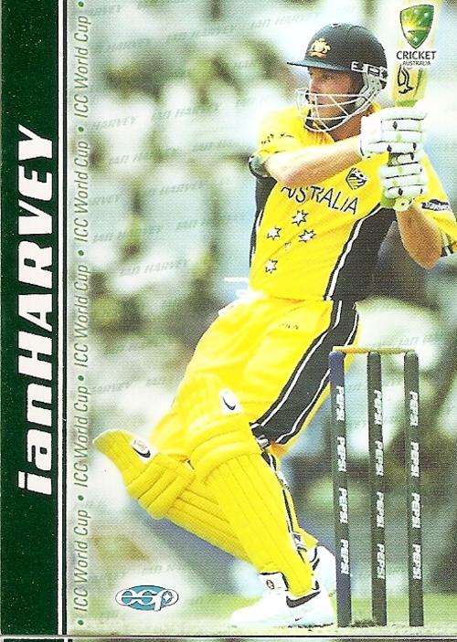 AUSTRALIA "CRICKET" 2003/04 COLLECTION - IAN HARVEY "WORLD CUP SQUAD" CARD WC7