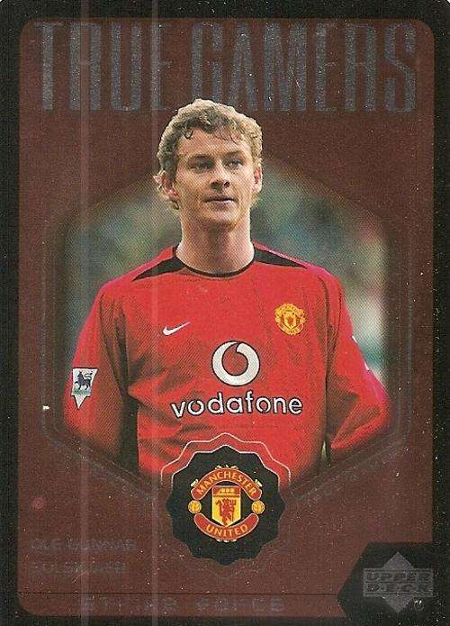OLE GUNNAR SOLSKJAER - MANCHESTER UNITED "STRIKE FORCE 2003" - FOIL INSERT TG3