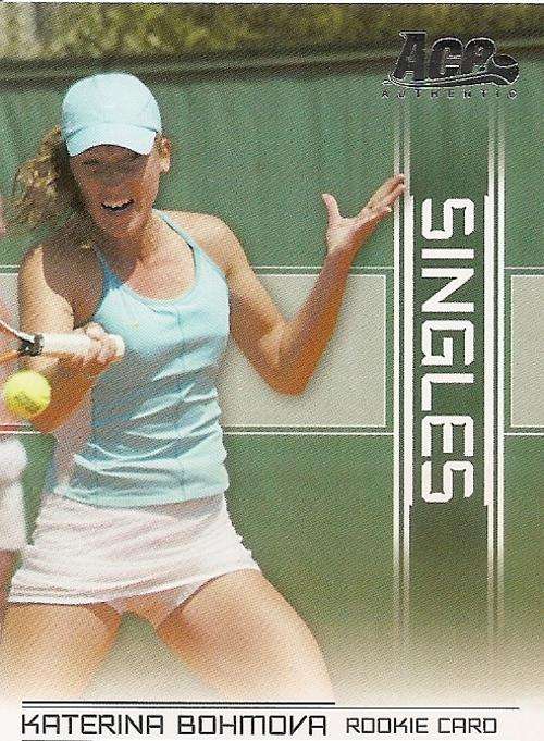 KATERINA BOHMOVA - ACE AUTHENTIC 2007 - "SINGLES" INSERT CARD SI19