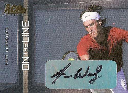 SAM WARBURG - ACE AUTHENTIC 2007 - CERTIFIED "AUTOGRAPH" CARD OL1