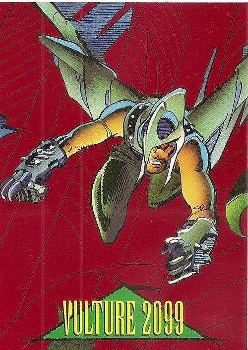 MARVEL UNIVERSE IV 1993 - VULTURE `RED FOIL LIMITED EDITION INSERT` CARD 2-2099