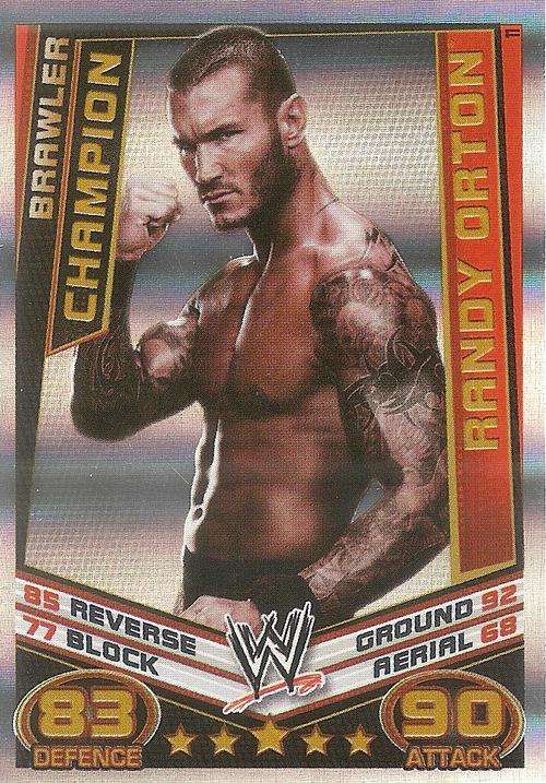 SLAM ATTAX REBELLION 2013 - RANDY ORTON "CHAMPION"  CARD