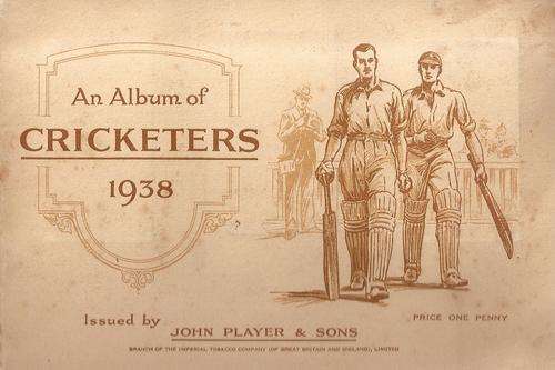 CRICKET ALBUM 1938 by JOHN PLAYER&SONS -"VERY RARE" VINTAGE 1938 "CIGARETTE" CRICKET CARD SET OF 50