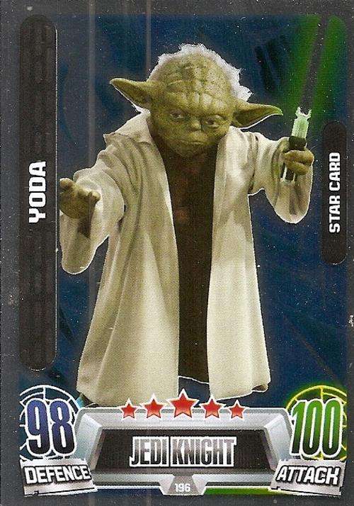 STAR WARS 2013 - FORCE ATTAX MOVIE SERIES 2 -  "STAR FOIL" CARD 196