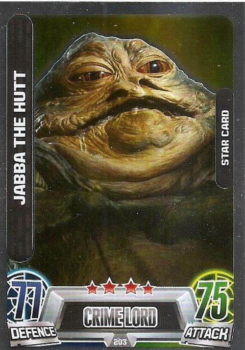 STAR WARS 2013 - FORCE ATTAX MOVIE SERIES 2 -  `STAR FOIL` CARD 203