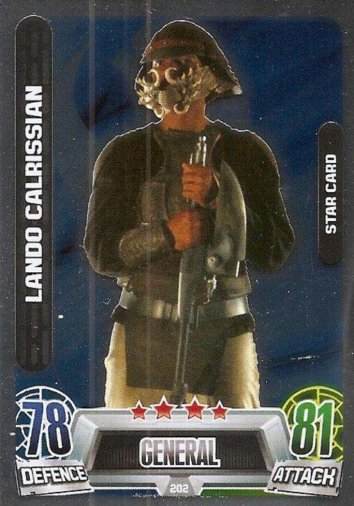 STAR WARS 2013 - FORCE ATTAX MOVIE SERIES 2 -  `STAR FOIL` CARD 202