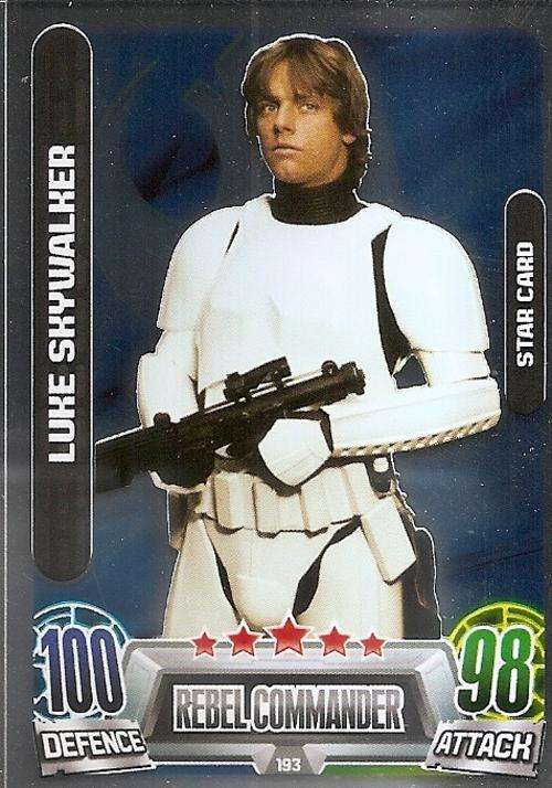 STAR WARS 2013 - FORCE ATTAX MOVIE SERIES 2 -  `STAR FOIL` CARD 193