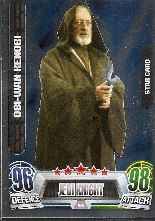 STAR WARS 2013 - FORCE ATTAX MOVIE SERIES 2 -  `STAR FOIL` CARD 195